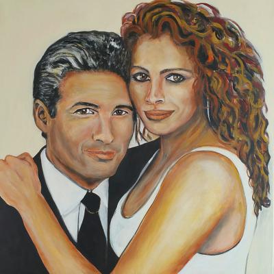 Frey Sylvia Pretty Woman 80x80cm Oel