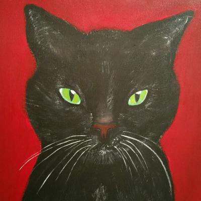 Frey Sylvia Cat Luzifer 40x40cm